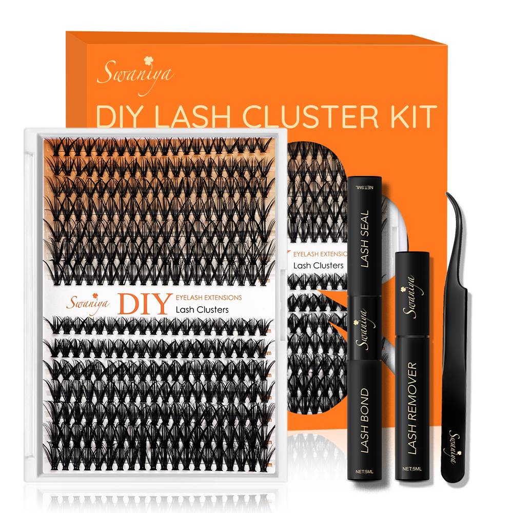 What is the difference between cluster lashes and single grafted eyelashes or a whole row of false eyelashes?